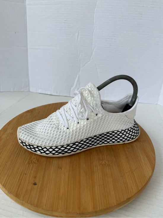 adidas Other - Adidas Deerupt Cloud Runner Sneakers White/Black Mesh Men's 6 Women's 7 AQ1790